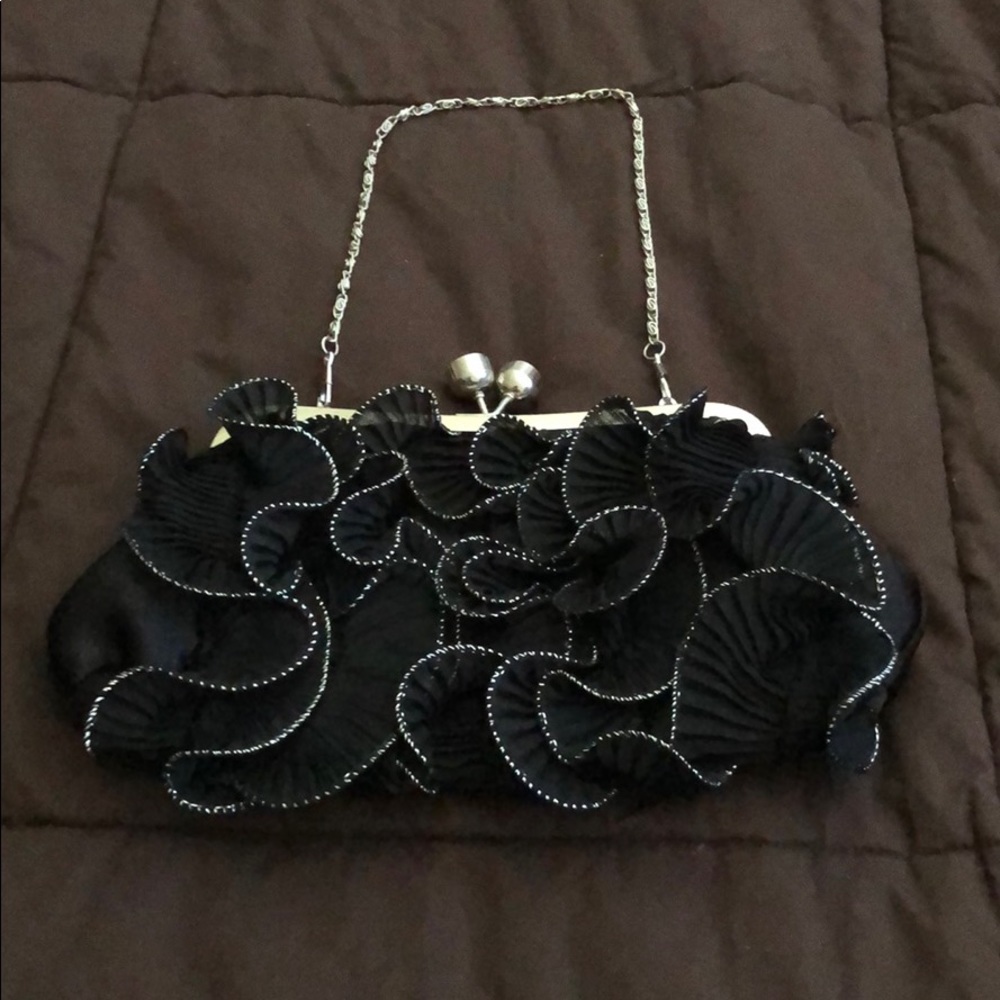 Ruffled Evening Bag
